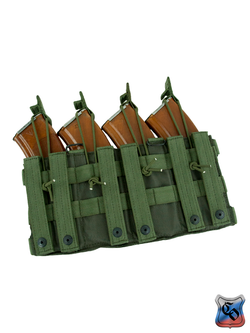 Подсумок SSO АКМ 4 MOLLE без клапана. Олива