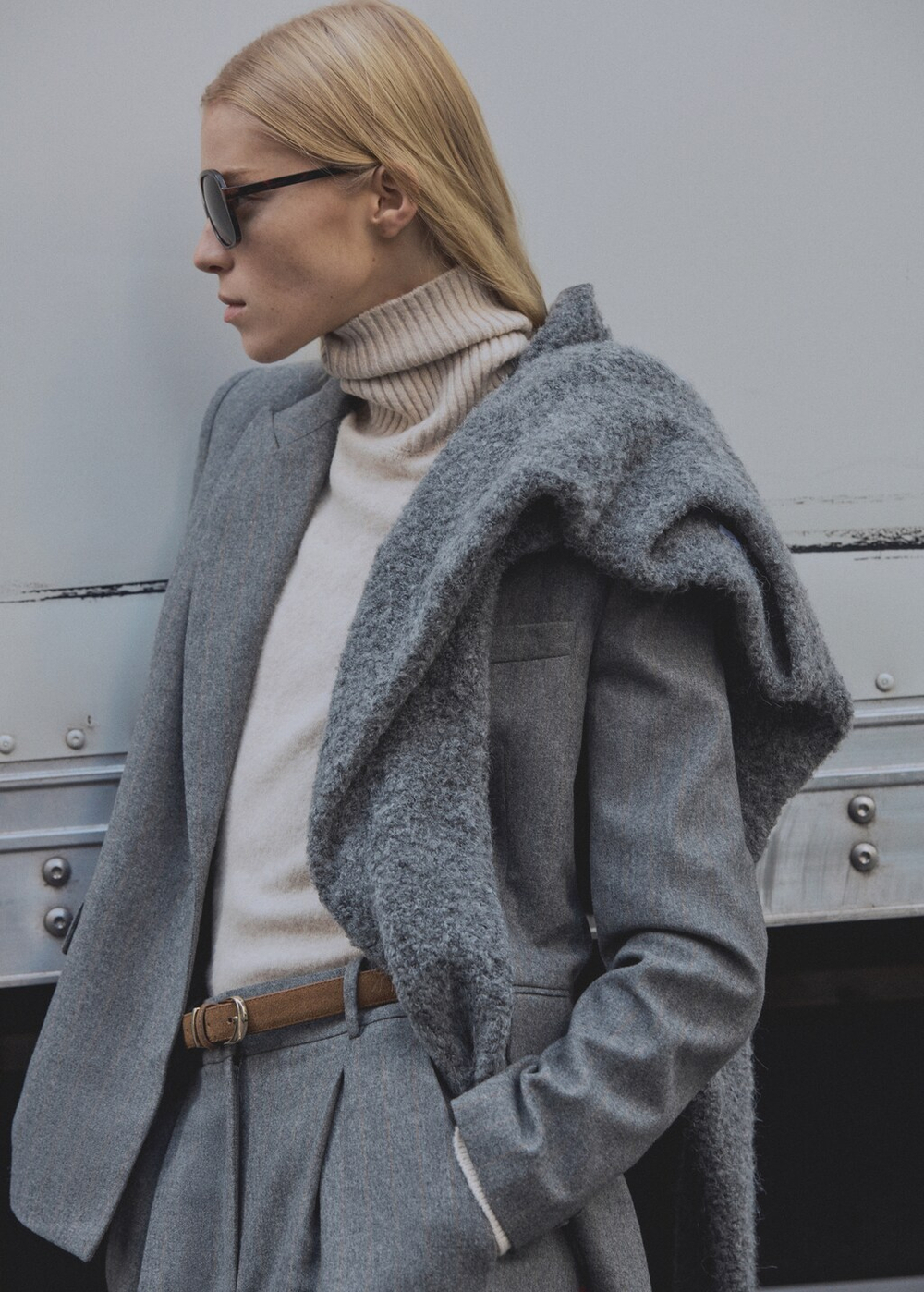 Костюмный блейзер из чистой шерсти