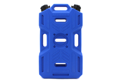 Канистра экспедиционная PRO 10 литров две горловины и заправочный носик (синяя)