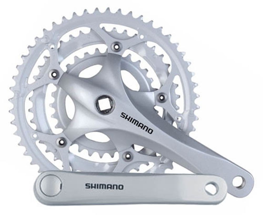 Шатуны Shimano FC-2303 52x42x30Т, 170мм, 8 скор, под квадрат, б/уп.