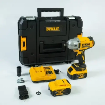 Dewalt, гайковерт аккумуляторный ударный, DCF894, от аккумулятора, 18 В, 600 Нм, 2 акб