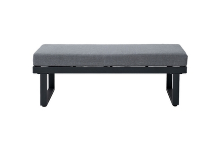 Оттоманка Joygarden ТОПА длинная, темно-серый графит, серый антрацит