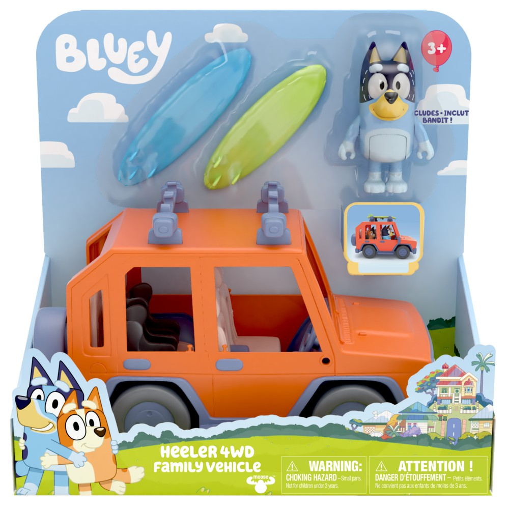Bluey Blue - Семейный автомобиль + фигурка собачки BLU13018