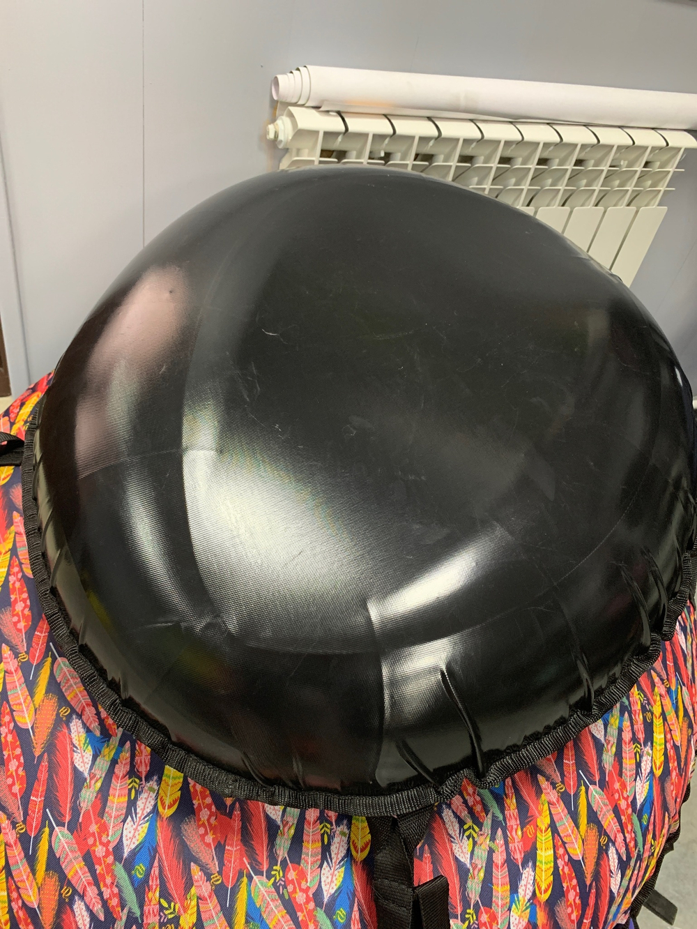 Санки-ватрушка (тюбинг) ПОКАТУШКИ на молнии D-0,80м С РИС(верх-OXFORD 600Print,низ-ТЕНТ 550гр/кв.м,)