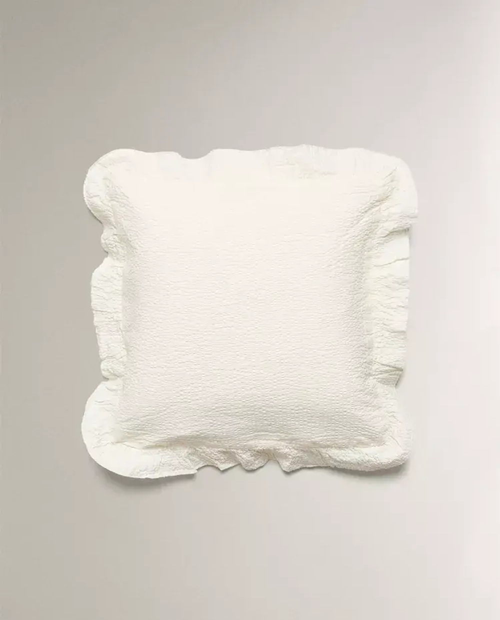 ZARA HOME ДЕТСКАЯ НАВОЛОЧКА ИЗ РЕЛЬЕФНОЙ ТКАНИ, ВАНИЛЬНЫЙ