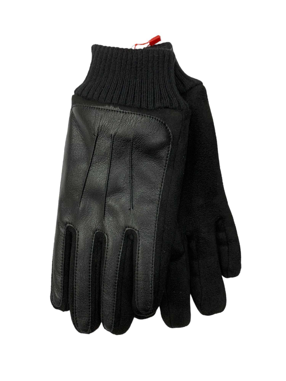Перчатки. Мужские. Материал верха: Эко кожа. Подклад: Плюш-флис. Сверху эко кожа, ладошка замша. Толстые. Очень мягкие. 12 шт в упаковке.