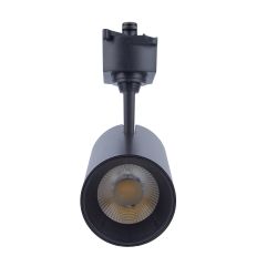 ULB-Q230 18W-4000К BLACK Светильник-прожектор светодиодный трековый. 1500 Лм. Белый свет 4000К. Корпус черный. ТМ Volpe