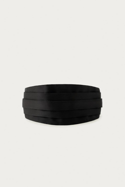 ZARA X MARISA BERENSON ПОВЯЗКА НА ГОЛОВУ ИЗ АТЛАСНОЙ ТКАНИ, ЧЕРНЫЙ