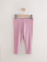 Легинсы для девочки Next E65-374, 5 шт., Бежевый, Розовый, Светло-желтый