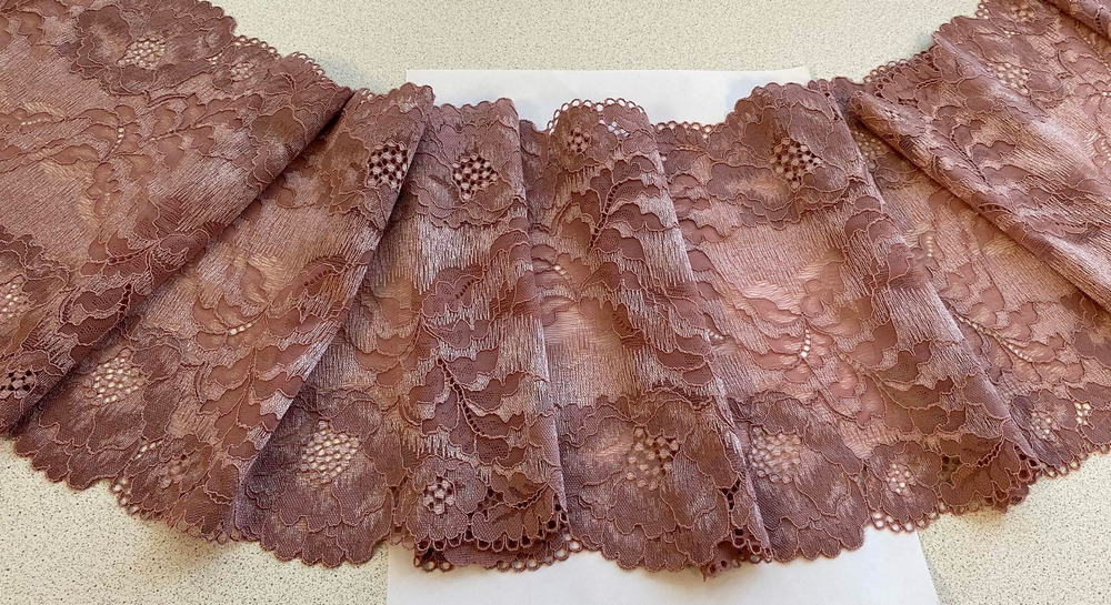 ПЫЛЬНАЯ РОЗА, эластичное кружево для нижнего белья