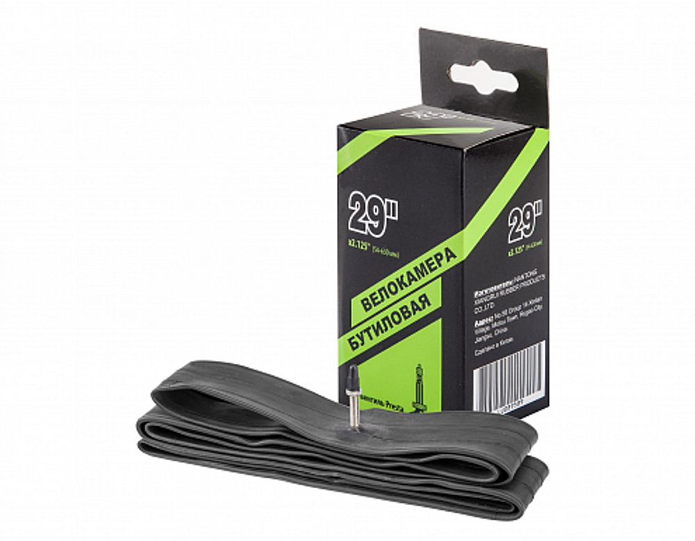 Велокамера 29"x2.125" вентиль Presta NTG, в инд. упаковке