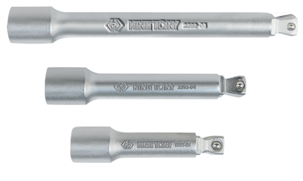 KINGTONY УДЛИНИТЕЛЬ 2293-06 с шаровым окончанием 15 градусов 1/4", 150мм