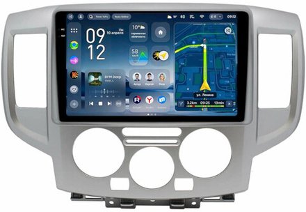Магнитола для Nissan NV200 2009+ (рамка серебро) - Teyes CC4-PRO монитор 9.5" 2K QLED на Android 13, Snapdragon 778G, AI, CarPlay, DSP, 4G SIM-слот