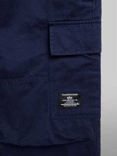 Брюки джоггеры Alpha Industries Cotton Jogger (т.синие - r.blue)