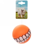 Игрушка для собаки «Мяч-улыбка» 7,5см SC-003 микс цветов