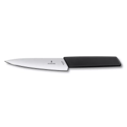 Victorinox - Нож Swiss Modern 15см универсальный черный / артикул   6.9013.15B  / GTIN 7611160092397