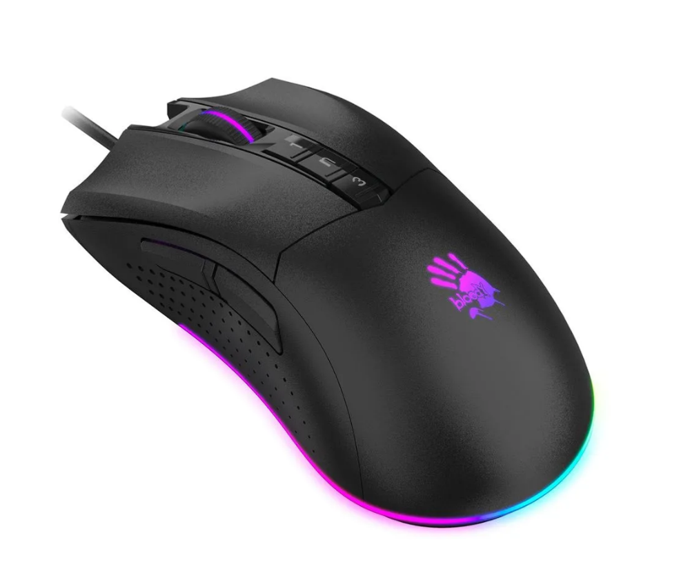 Мышь  A4Tech P90S STONE BLACK