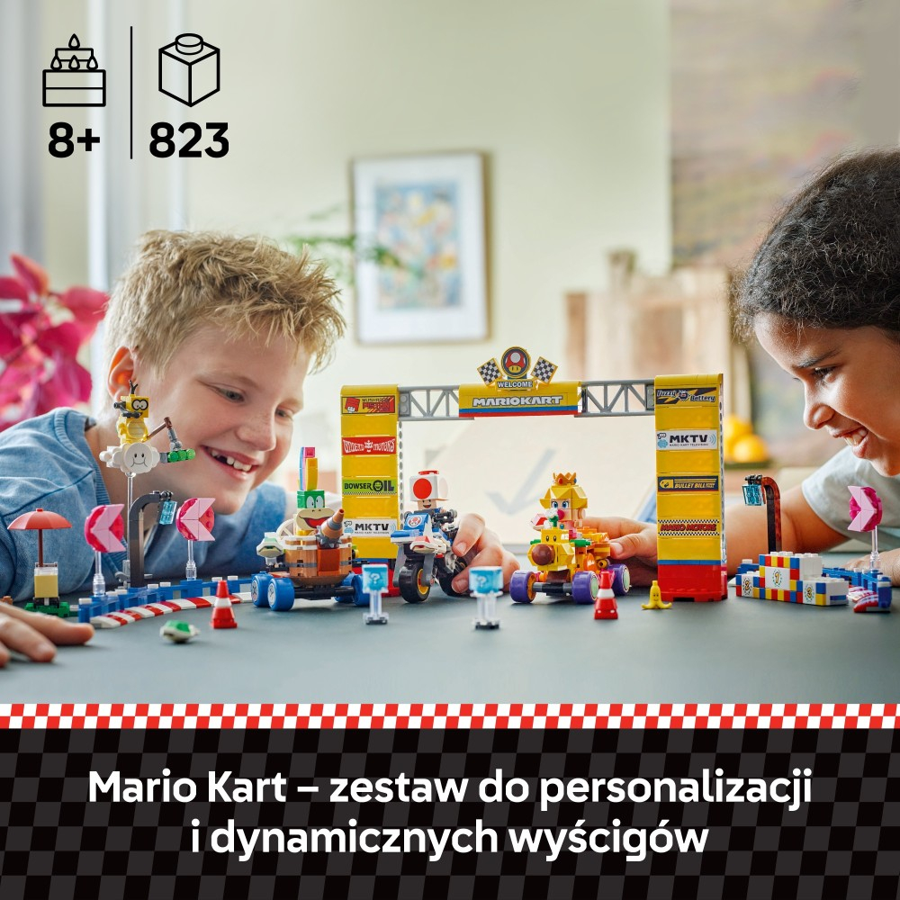 LEGO Super Mario - Mario Kart – Набор Baby Peach и Гран-при 72036