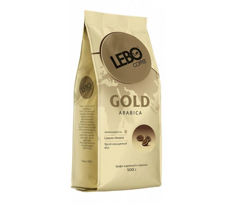 Кофе в зернах Lebo Gold, 500 г