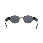 Очки Genex Sunglasses 674 c.004 овальные стальные с синим