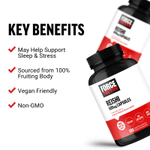 Force Factor, рейши, 600 мг, 100 растительных капсул