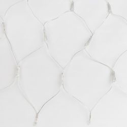 ULD-N1515-96-STK WHITE IP44 Сетка светодиодная со статическим свечением. 1.5х1.5м. Соединяемая. 96 светодиодов. Белый свет. Провод прозрачный. TM Uniel