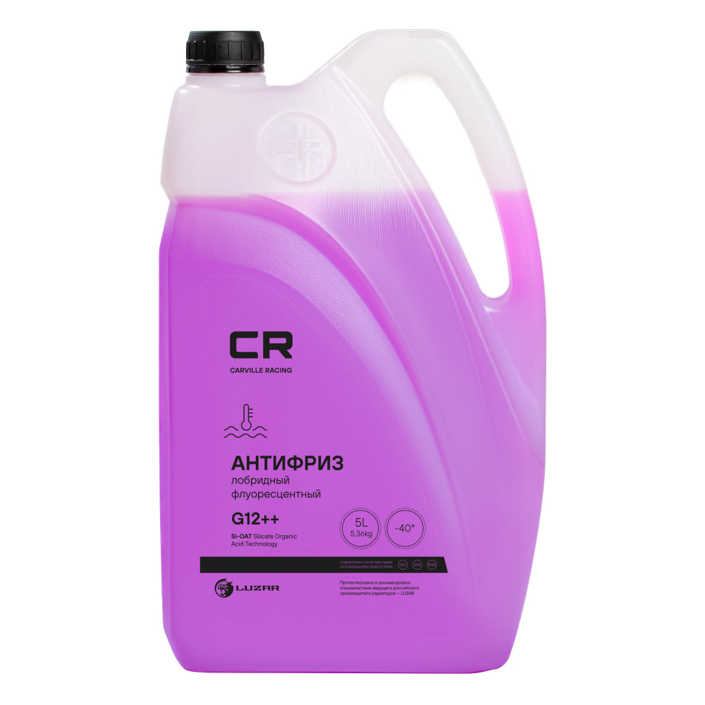 Антифриз CR фиолетовый лобридный флуор. G12++ 5,36 кг
