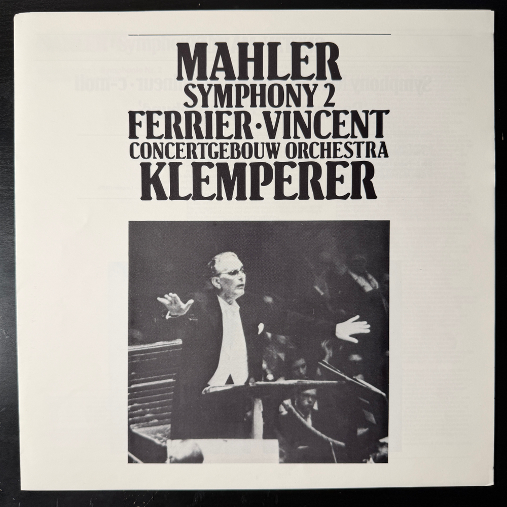 Малер - Симфония №2 2LP (Англия 1982г.) Т