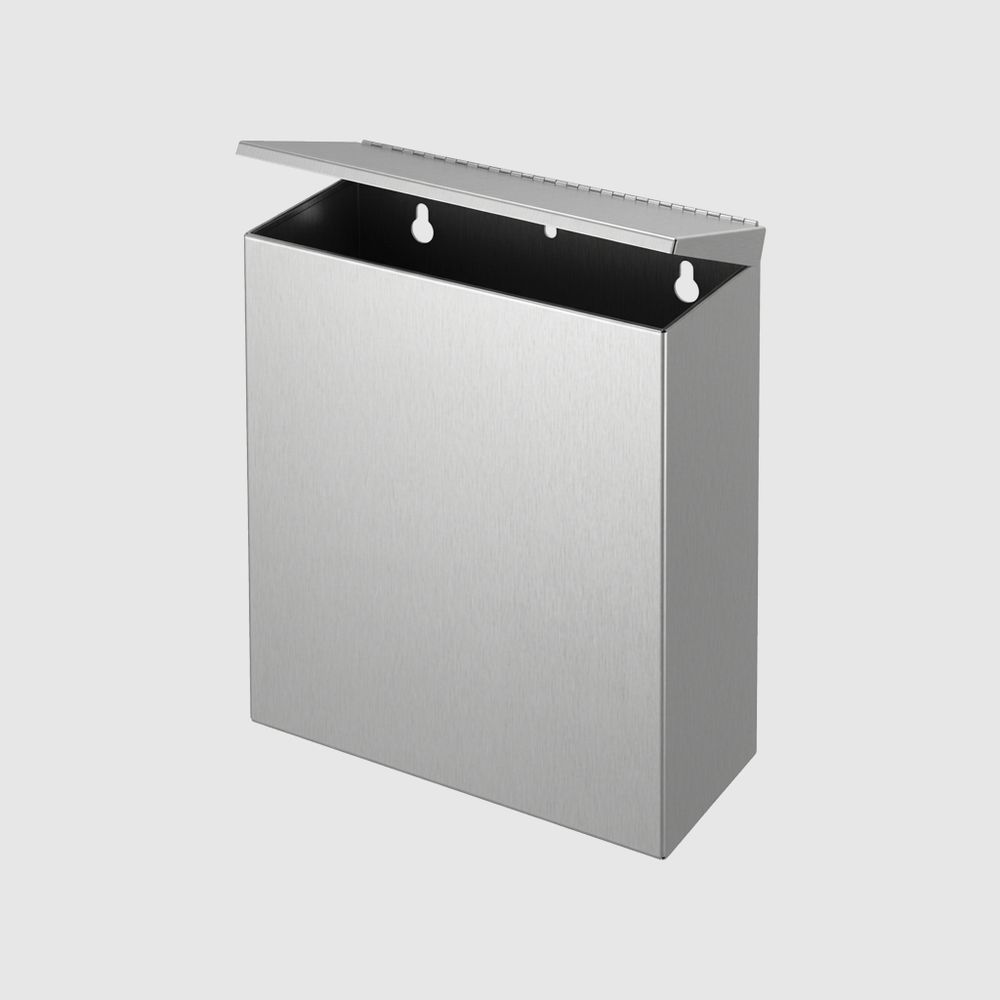 Контейнер для мусора настенный 5,7 л. нерж. сталь NOFER 09004.S матовый