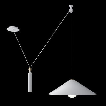 Подвесной светильник P080PL-01W белый Peso Maytoni