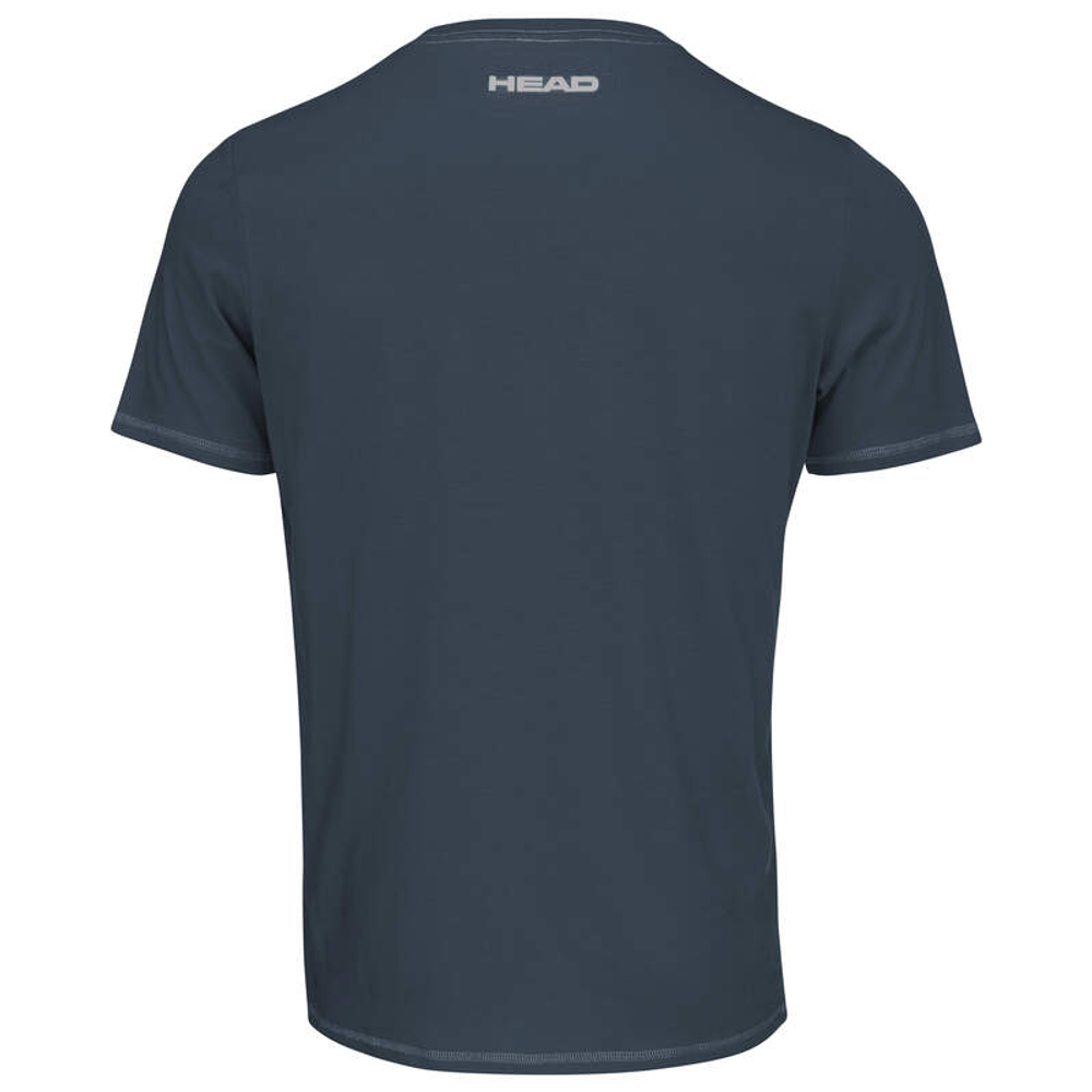 Детская теннисная футболка Head Club Basic T-Shirt - navy