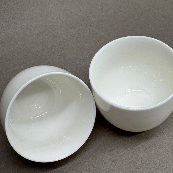 Чашка белая, фарфор, 70мл