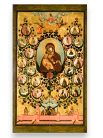 Икона Похвала Владимирской иконе Божией Матери, Древо государства Российского