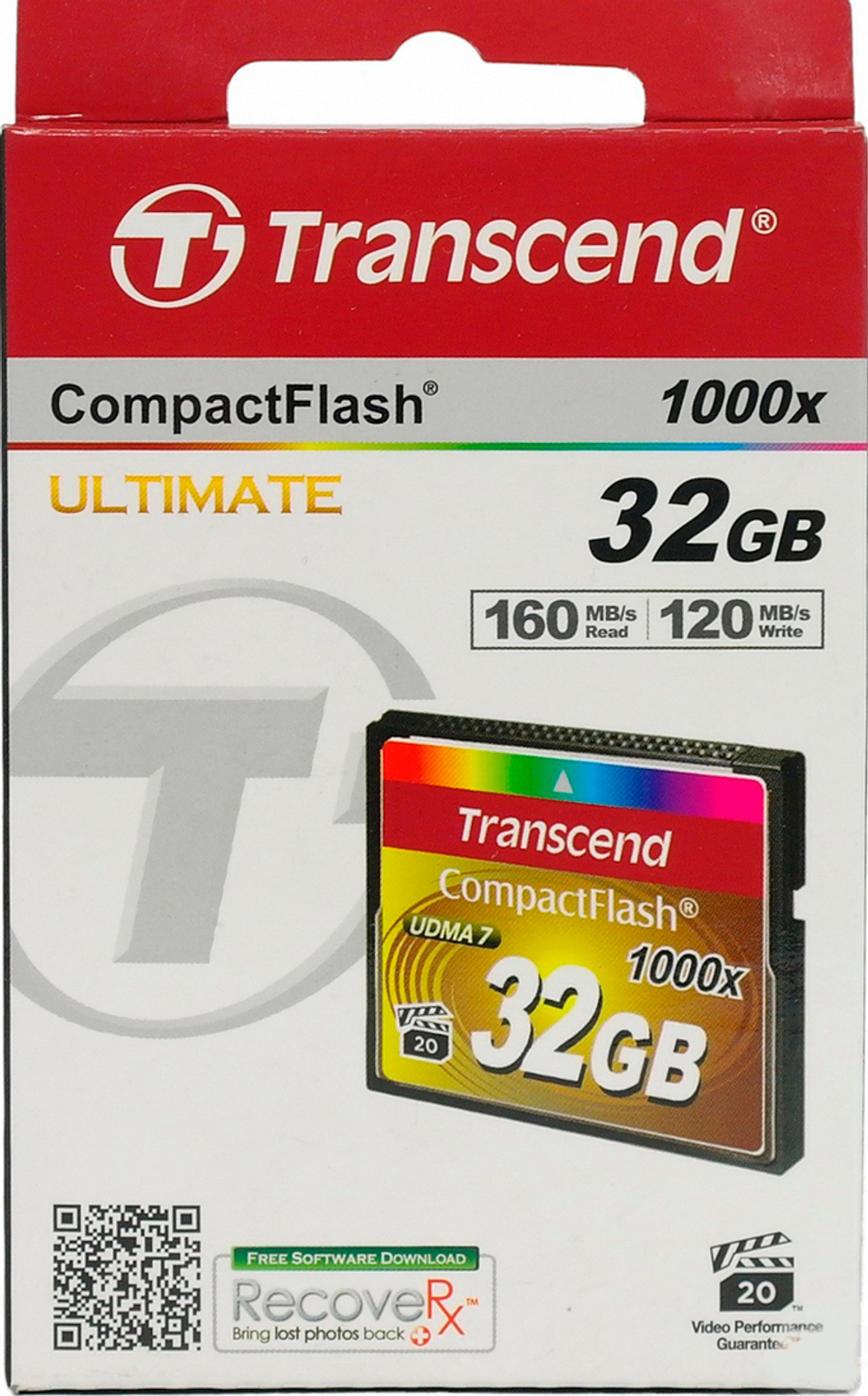 Карта памяти CompactFlash 32GB Transcend TS32GCF1000