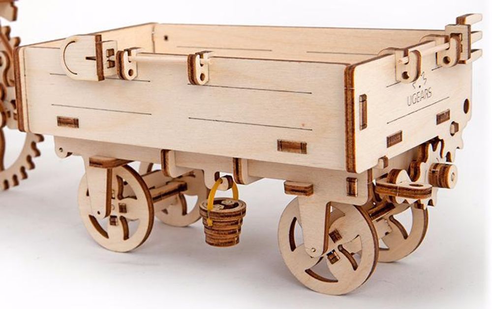 Конструктор 3D-пазл Ugears - Прицеп к трактору
