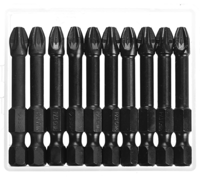 ЗУБР PZ3, 10 шт, 50 мм, ударные биты, Профессионал (26023-3-50-S10)