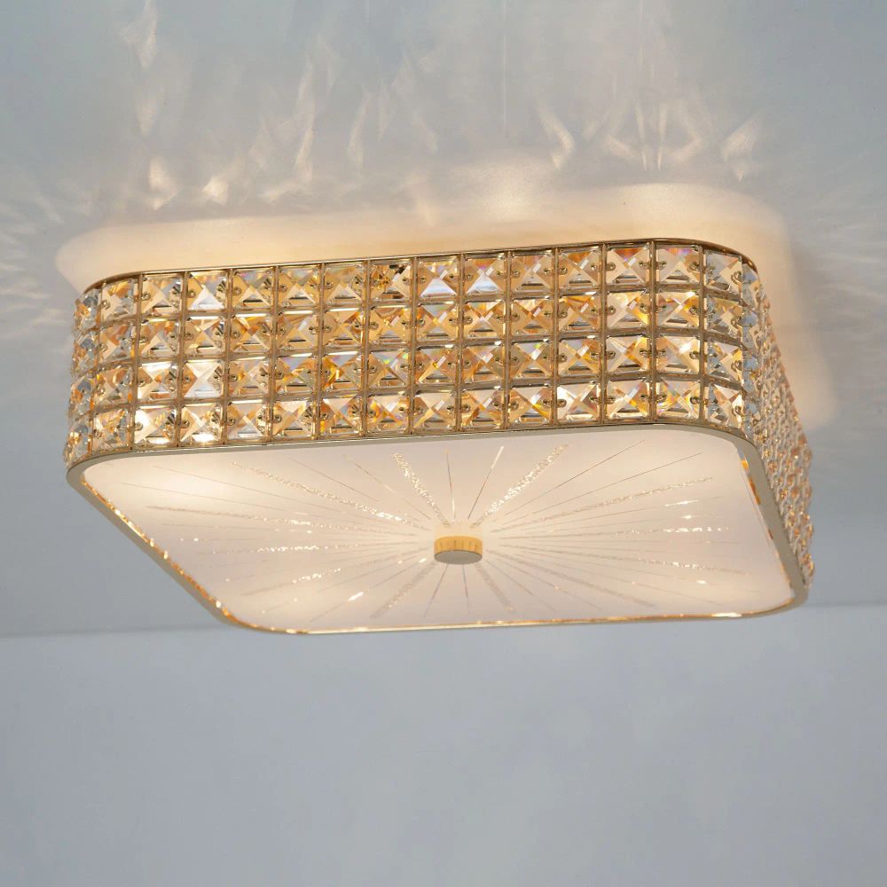 Citilux Портал CL324262 Люстра хрустальная Золото