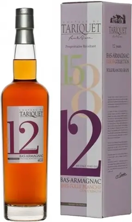Арманьяк Chateau du Tariquet, Folle Blanche, 12 years, Bas-Armagnac, 0.7 л