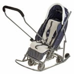 Санки-коляски Pikate "Звёзды" Синий