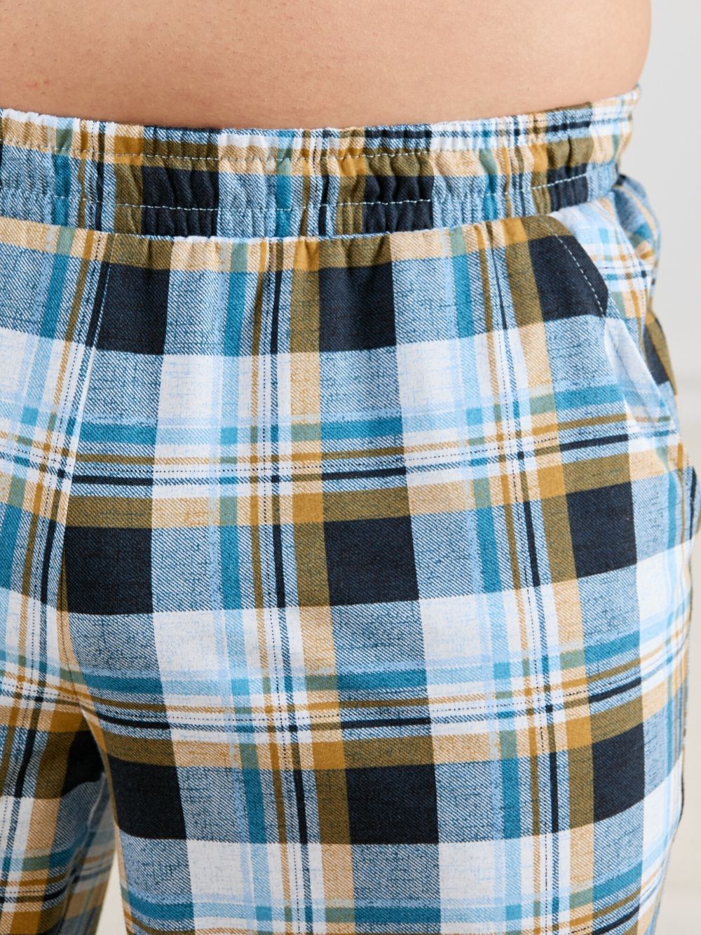 Брюки мужские Тор-1 Виотекс КЛЕТКА БИРЮЗА