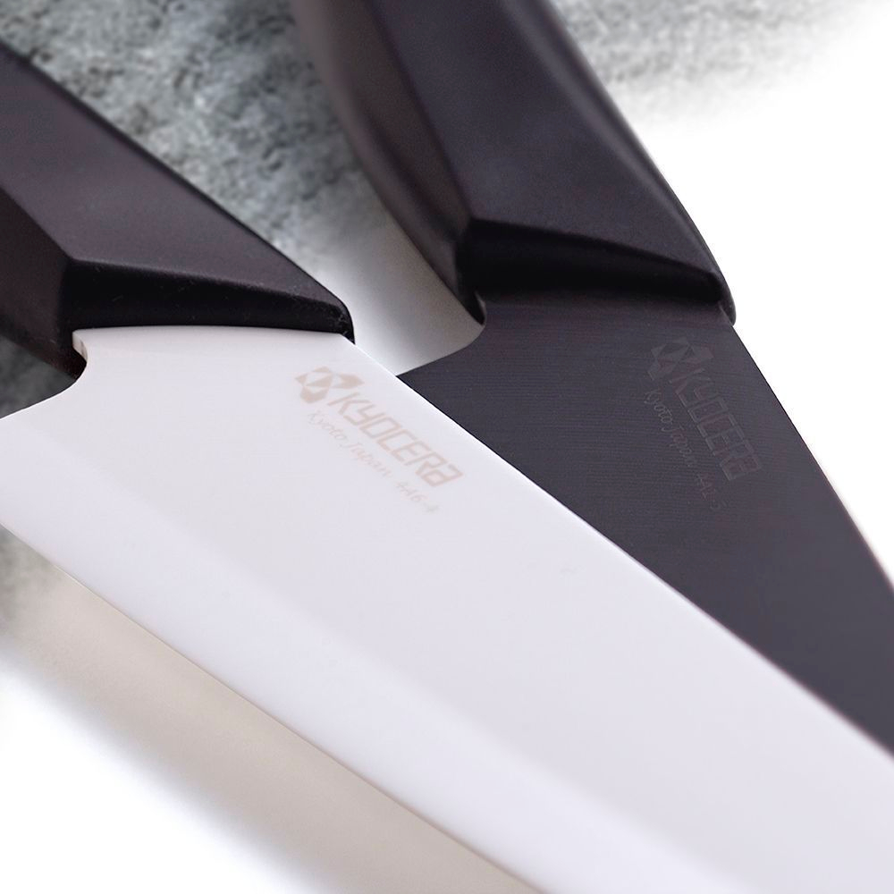 Нож кухонный овощной 11см Kyocera FK Series Black&White Япония детали