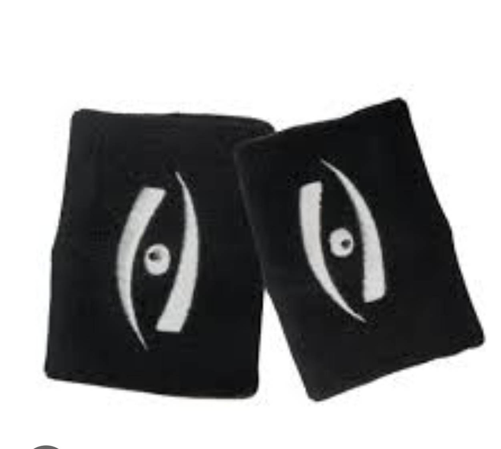 Harrow Wrist Band, 4", Black Band, Grey Icon Black