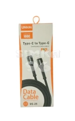 Кабель Type-C to Type-C UNION UC25 (ткань)