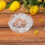 Сетка на пучок «Ballet style - Ажурная», цвет белый, d-10см