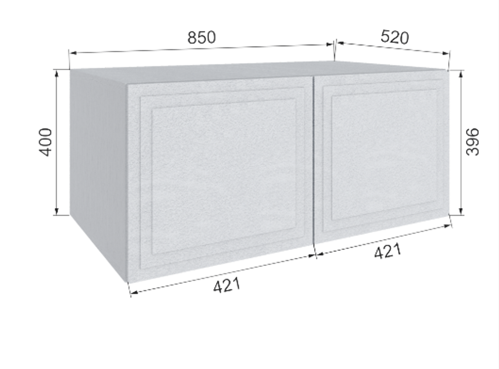 Антресоль Бруклин 85А400