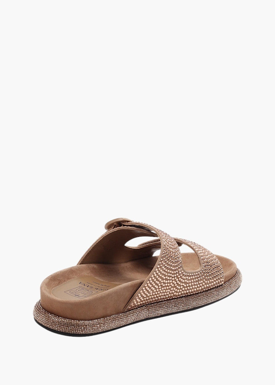 W0013-03-3 brown-25L Женские сабо летние