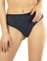 Кружевные стринги Mefemi DEBORA STRINGI индиго