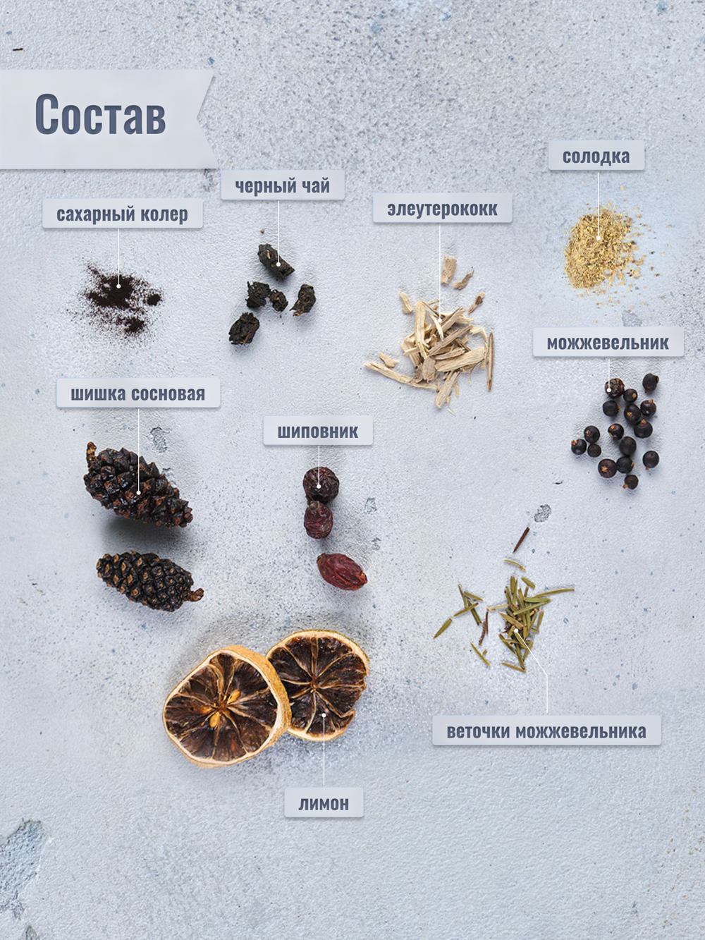 "Байкал", набор ингредиентов для настойки