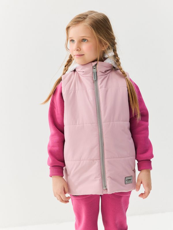 Жилет на молнии с капюшоном 