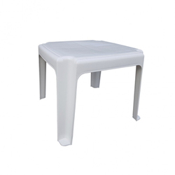 Столик для шезлонга "Элластик" квадратный 44х44 см. Цвет: Белый